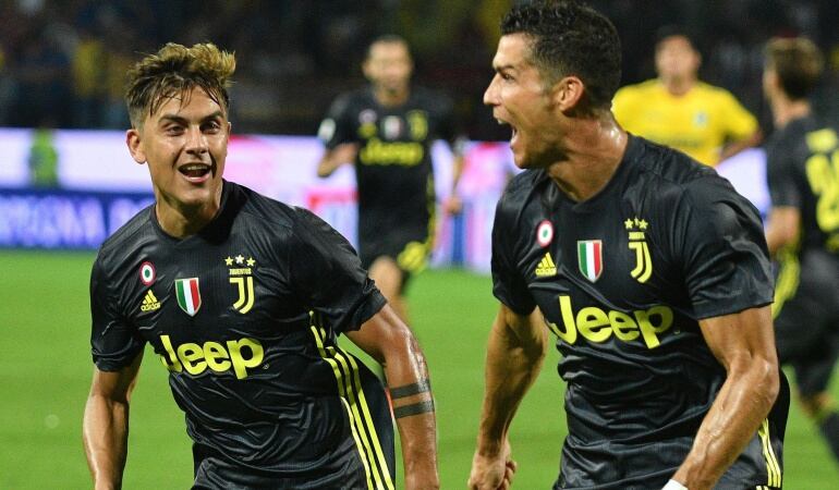 Dybala y Cristiano Ronaldo