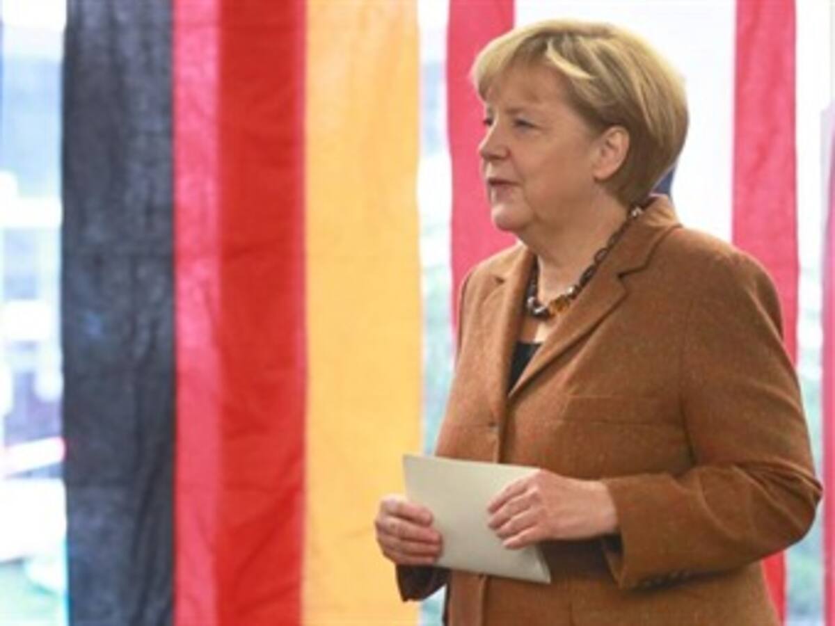 Merkel votó en Berlín y Steinbrück en Bonn en una jornada electoral tranquila