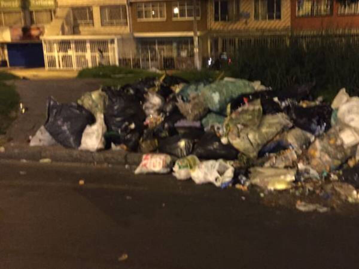 Continua el problema de las basuras en Bogotá