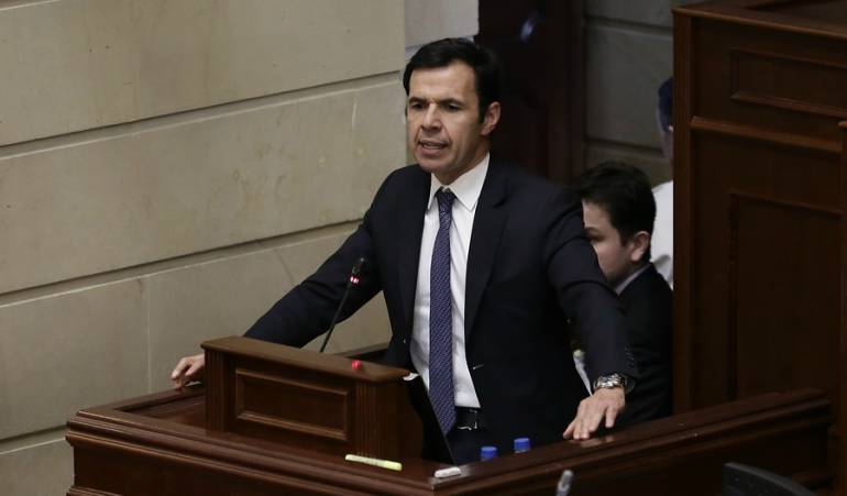 Guillermo Rivera, ministro de Interior. 