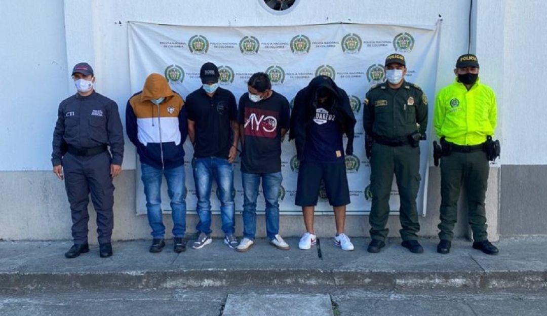 Capturados integrantes de la banda 'Los Viejos' en Tuluá