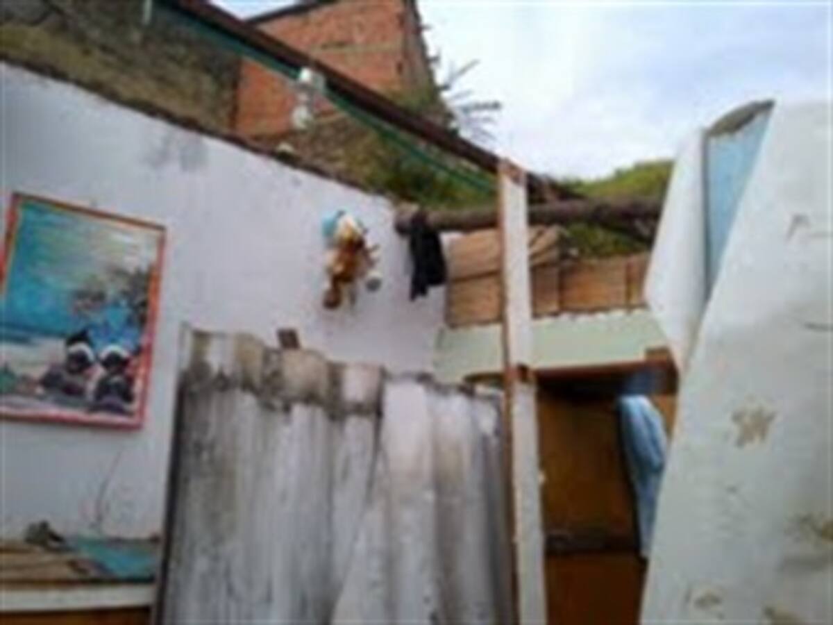 Fuerte aguacero en el sur de Bogotá deja varios predios afectados