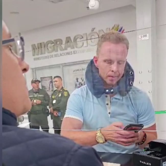 Ciudadano ruso de nuevo es expulsado de Colombia- foto Migración