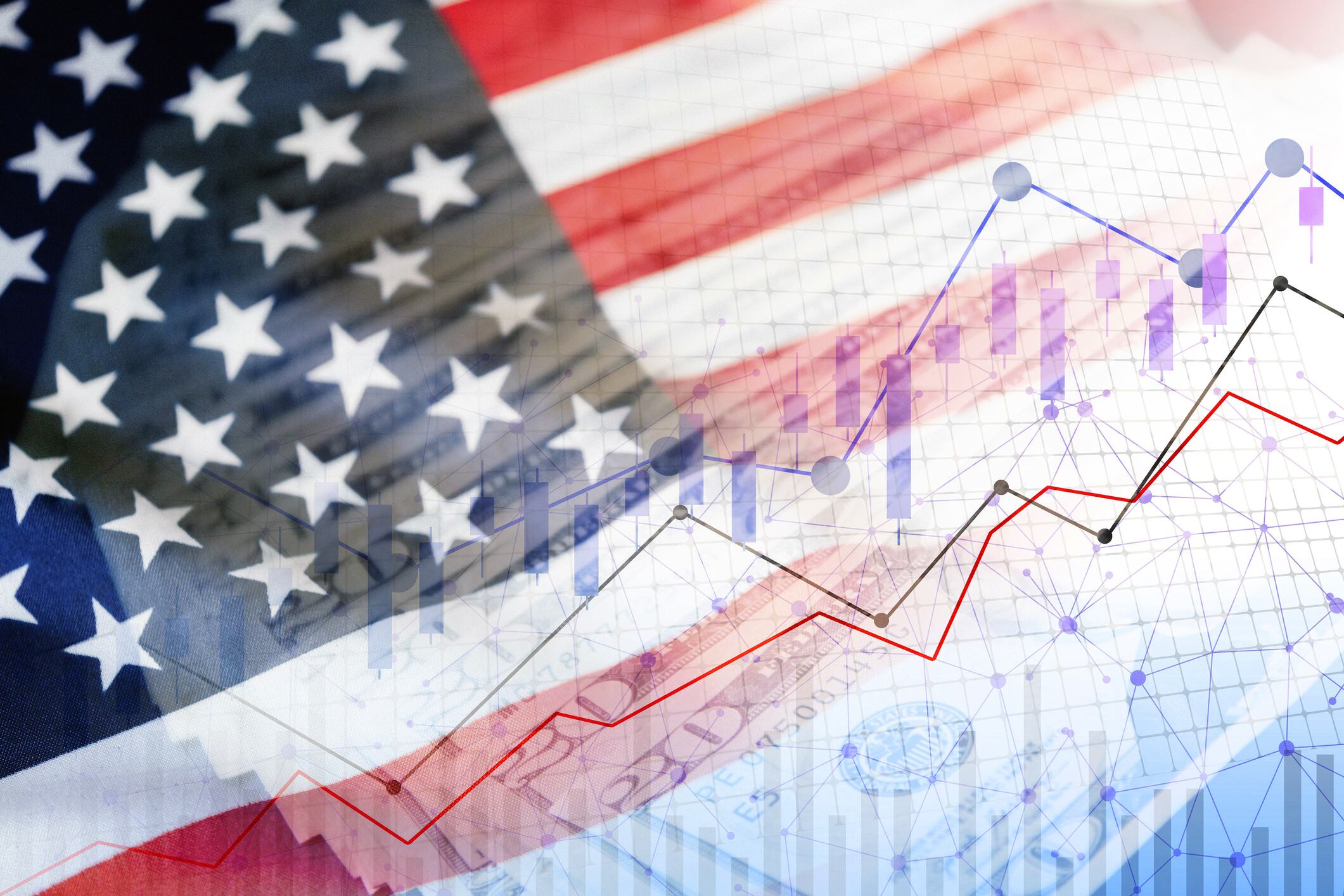 Inflación en EEUU se mantiene estable en febrero, en 2,4% interanual. Getty Images