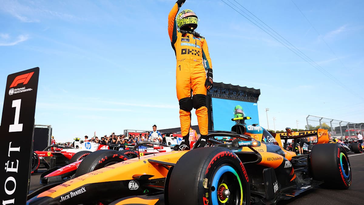 Lando Norris conquista el Gran Premio de Hungría en la F1: vea el resumen de la carrera acá