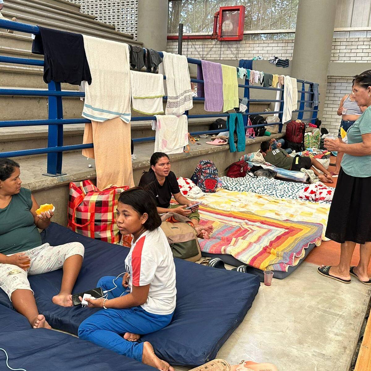 Habilitan dos coliseos como refugio para familias afectadas por las emergencias en Montería