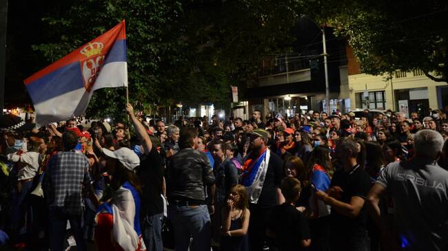 Protestas en Melbourne