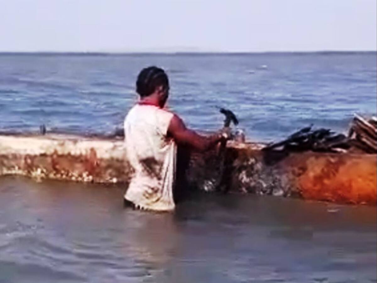 Detienen a sujetos que desvalijaban pantalla estabilizadora de La Bocana