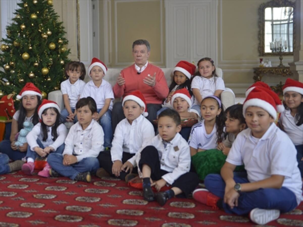 El 2014 será recordado como el año de la esperanza: Santos