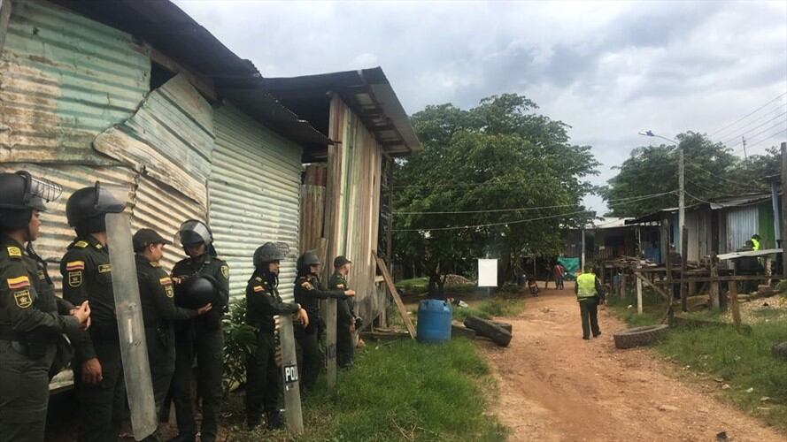 Microtráfico en San José del Guaviare. Foto: Policía Nacional