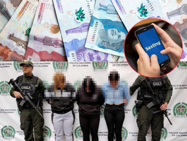 Capturadas por el GAULA de la Policía 'Las Eróticas".