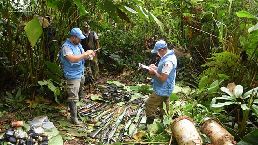 Fuerza Pública ha extraído 130 caletas con armamento de las Farc. Foto: Colprensa