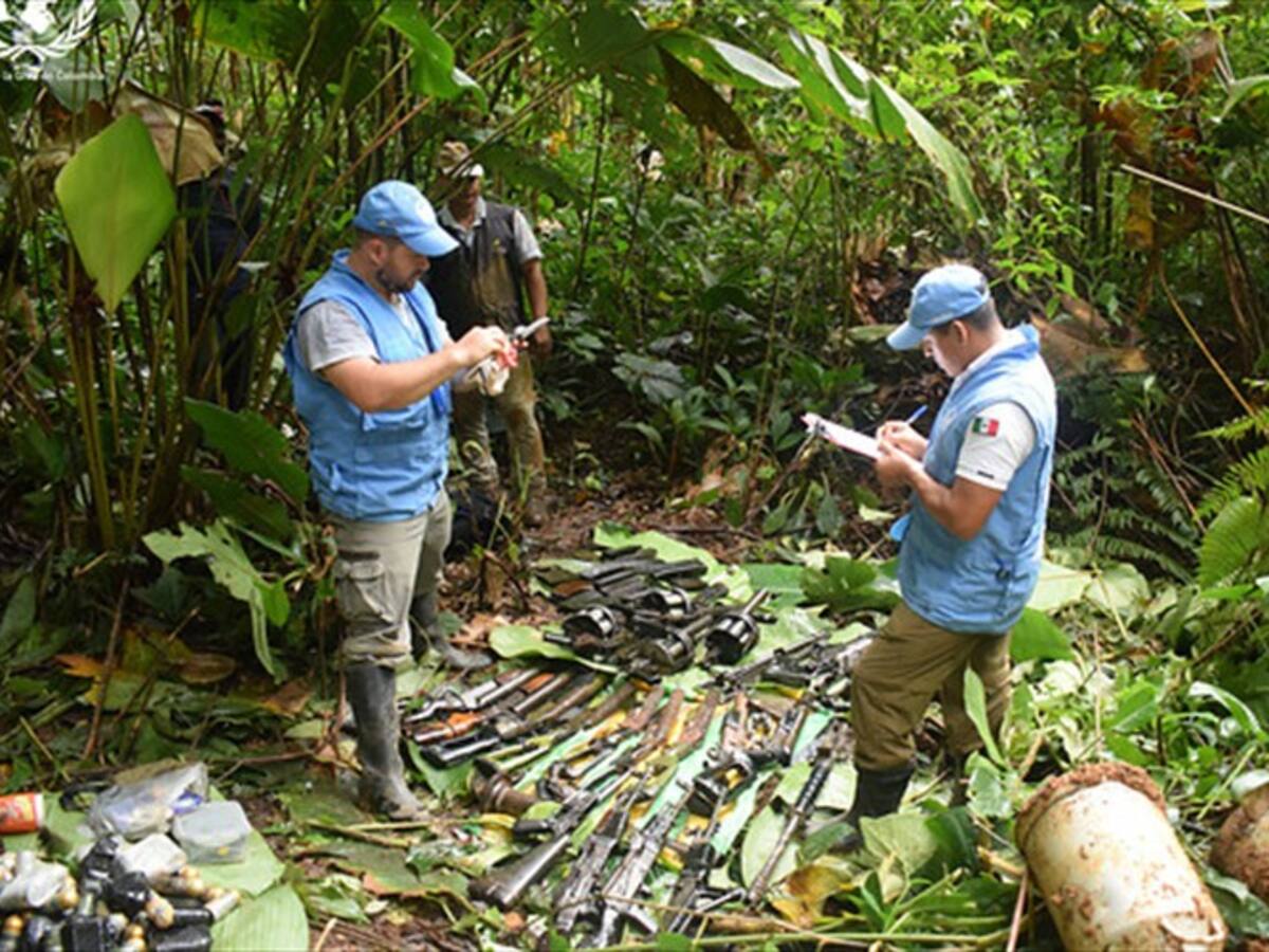 Fuerza Pública ha extraído 130 caletas con armamento de las Farc