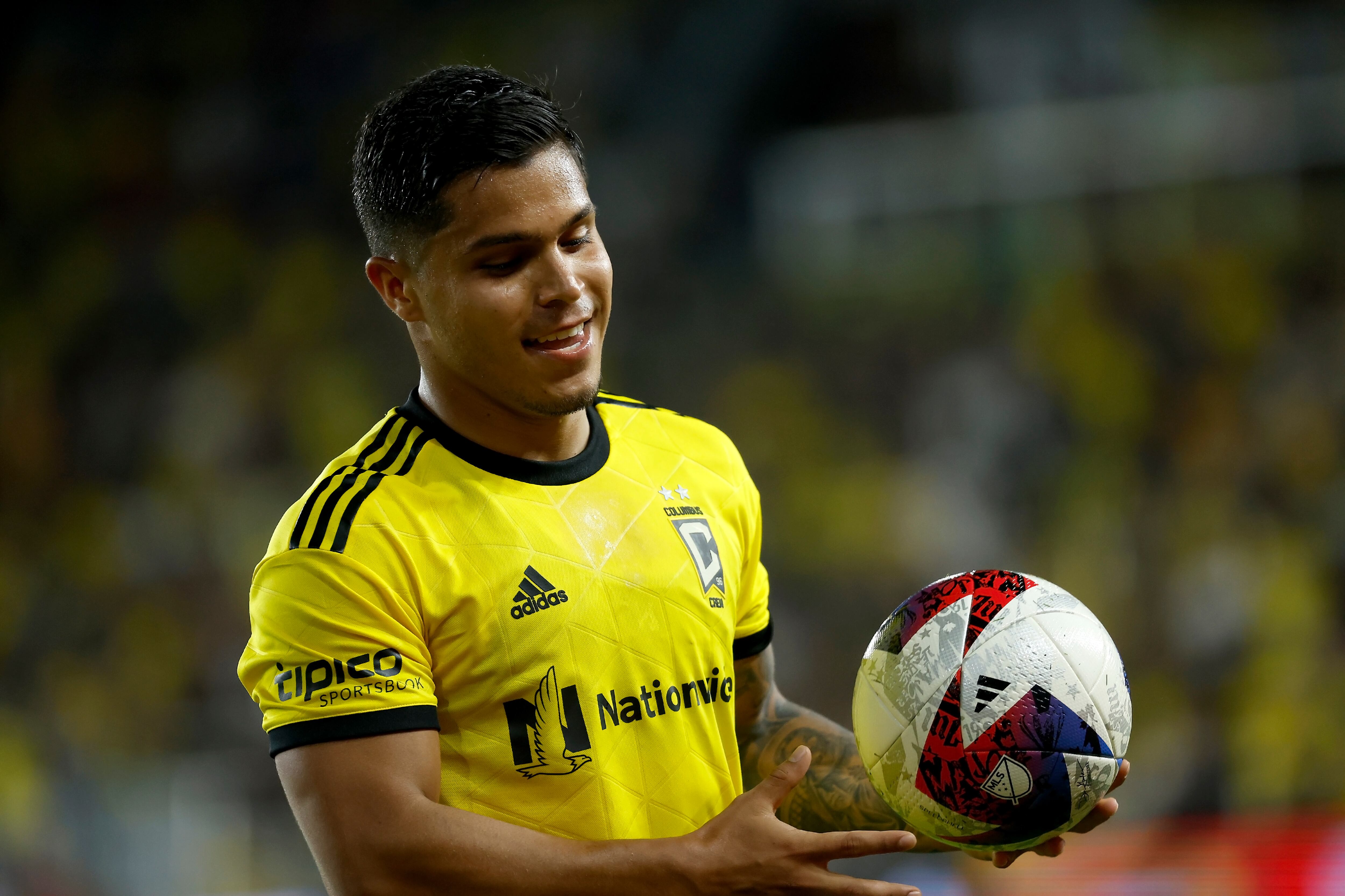 Juan Camilo Hernández, delantero colombiano del Columbus Crew. (Photo by Kirk Irwin/Getty Images)