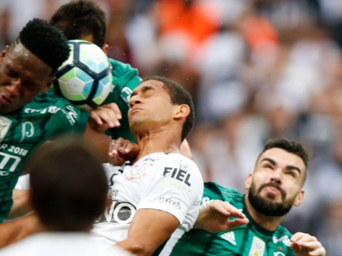 Yerry Mina volvió a marcar con el Palmeiras después de 4 meses