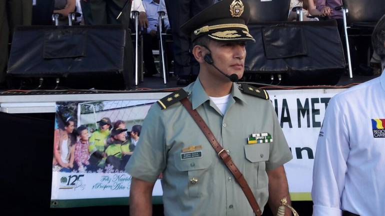 General Mariano Botero, comandante de la Policía Metropolitana.