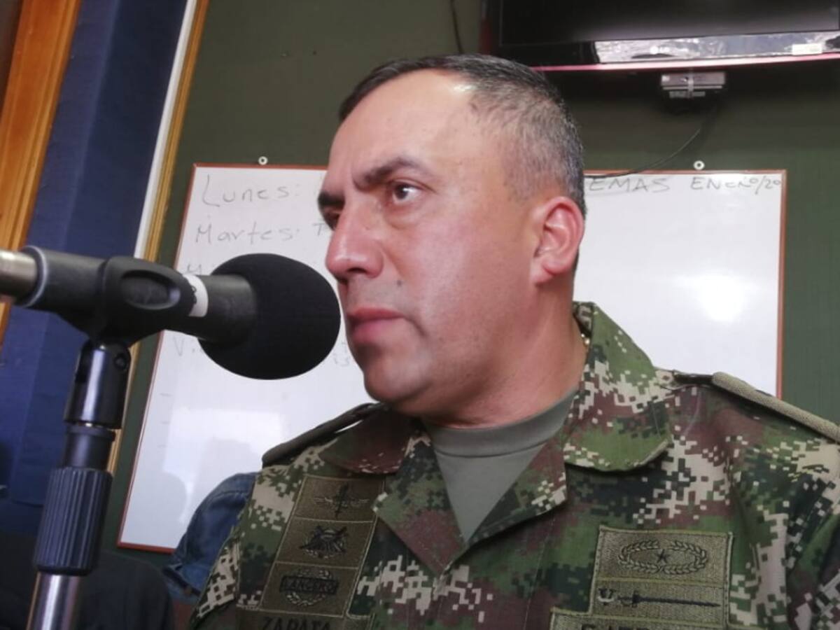 El coronel Omar Zapata se despidió del departamento de Boyacá