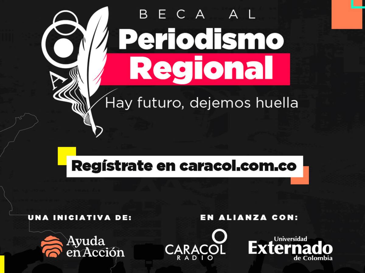 Luis Fernando Camacho, uno de los beneficiarios de la beca de Periodismo Regional