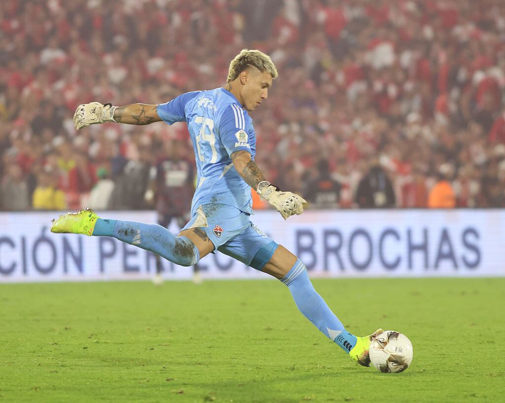 Washington Aguerre. arquero de Independiente Medellín /  Getty Images