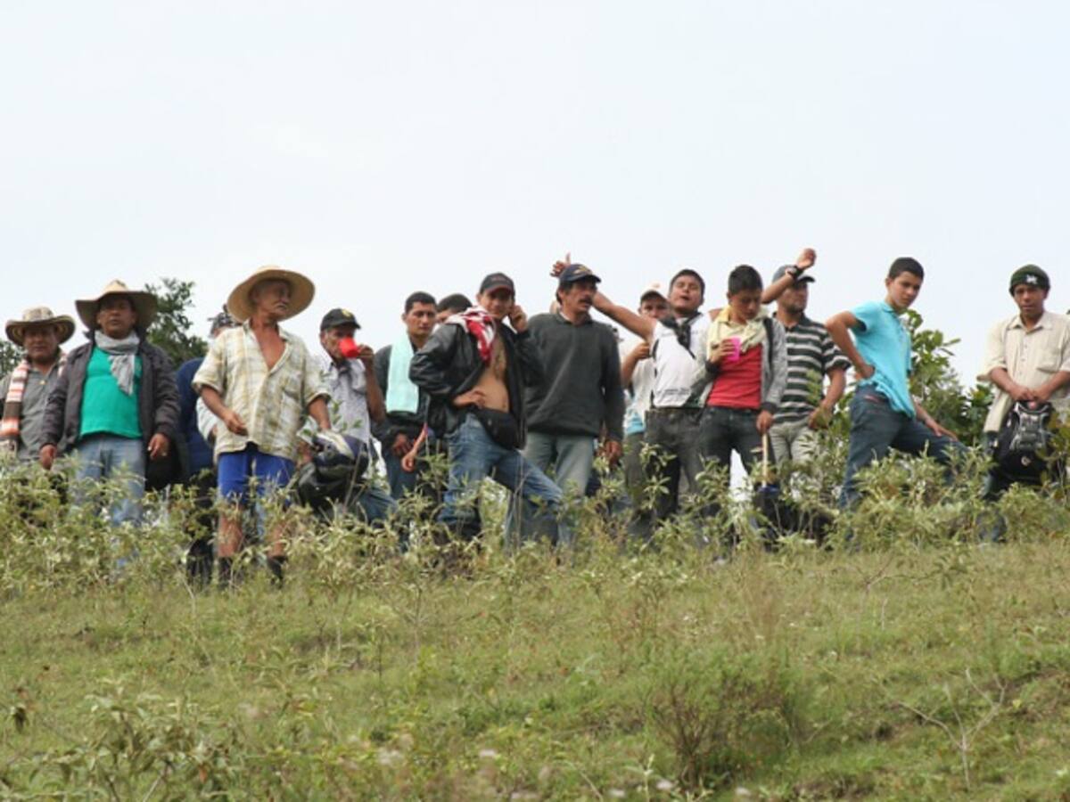 Campesinos de la zona rural de Cúcuta marchan contra la violencia