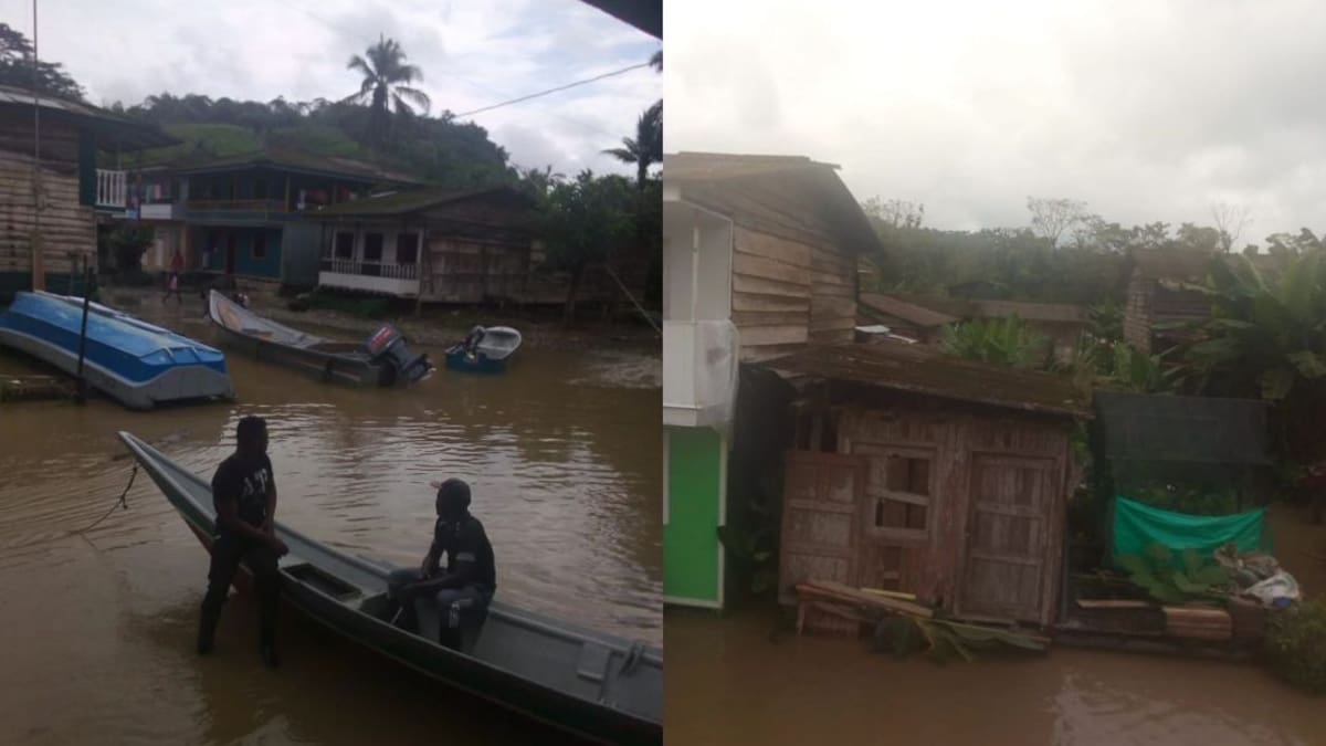 Habitantes de la zona rural de Buenaventura afectados por las lluvias