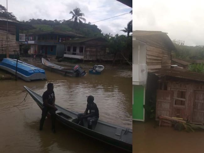 Habitantes de la zona rural de Buenaventura afectados por las lluvias