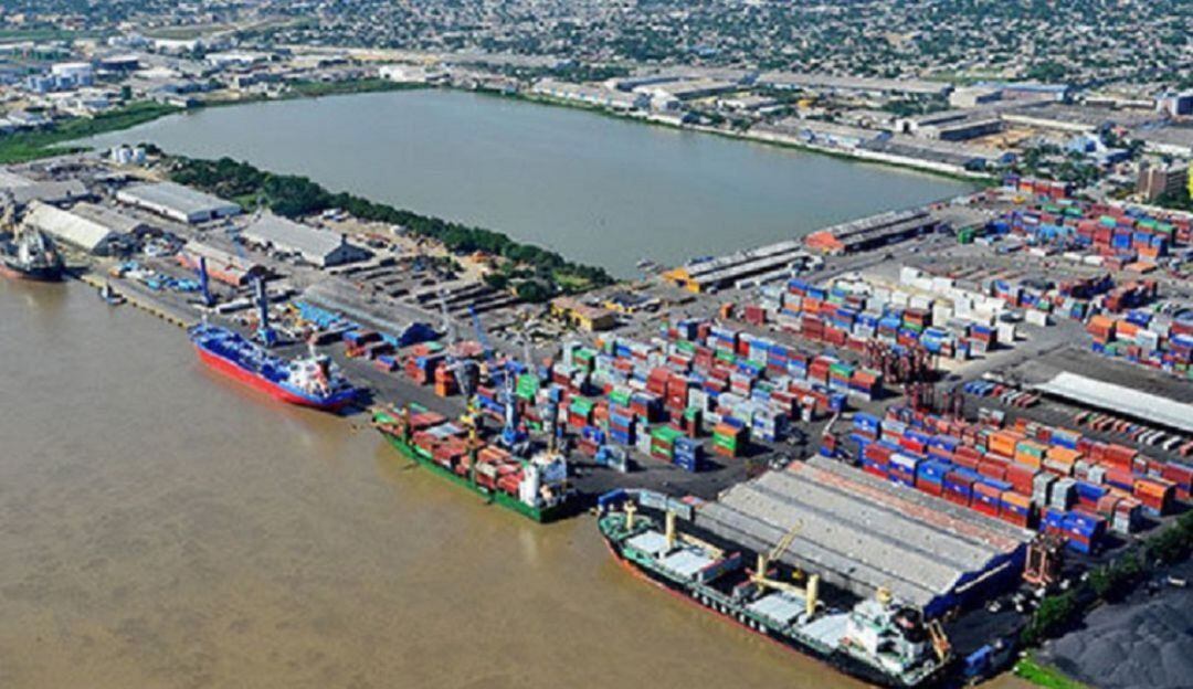 Panorámica puerto de Barranquilla