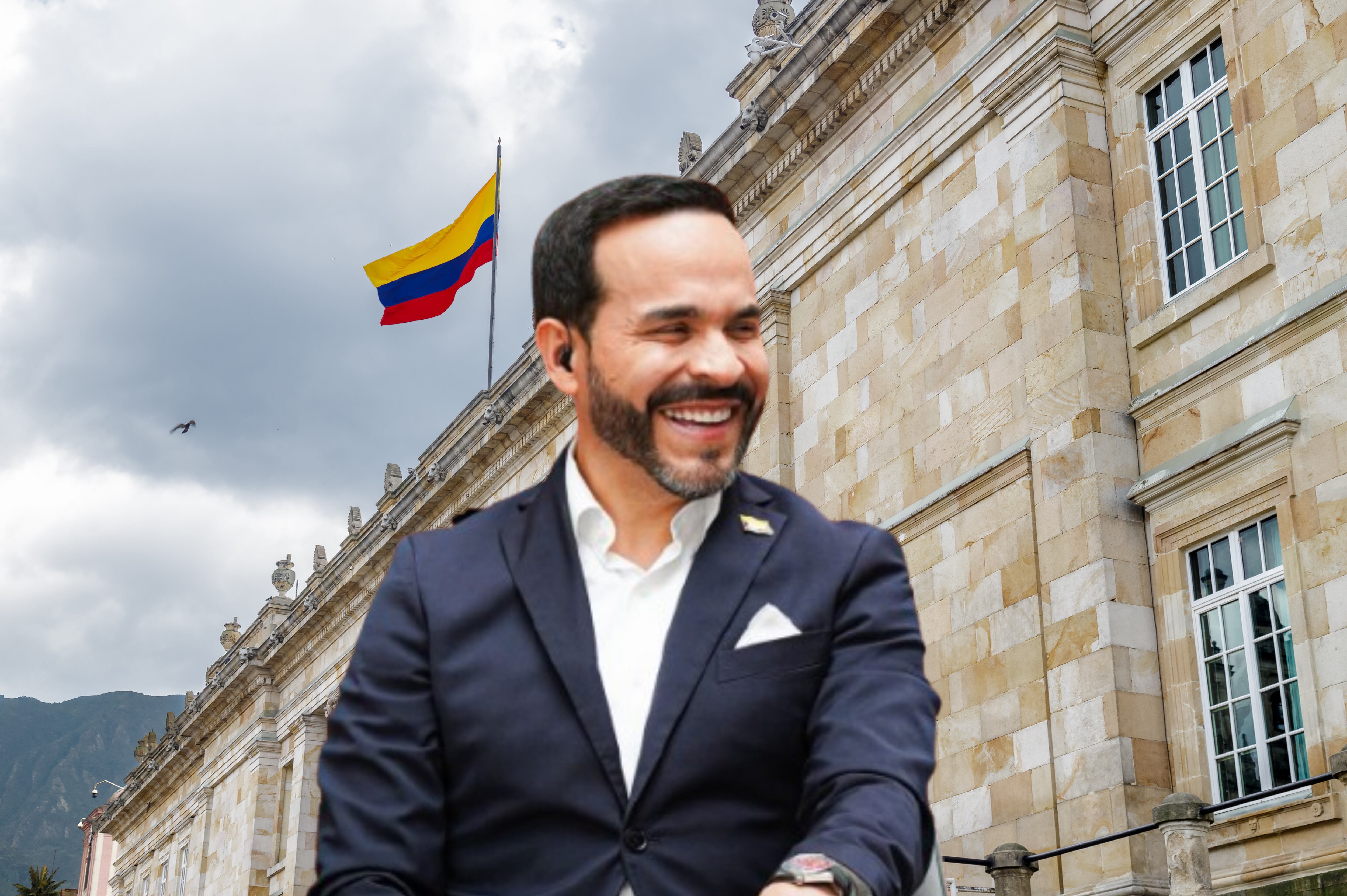 Imagen de referencia. Abelardo de la Espriella: Caracol Radio / Edificio de gobierno: Getty Images.