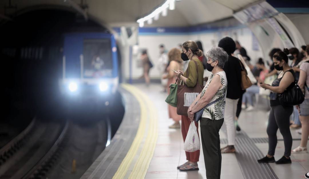 Estación del metro de Madrid, España.     Foto: Getty