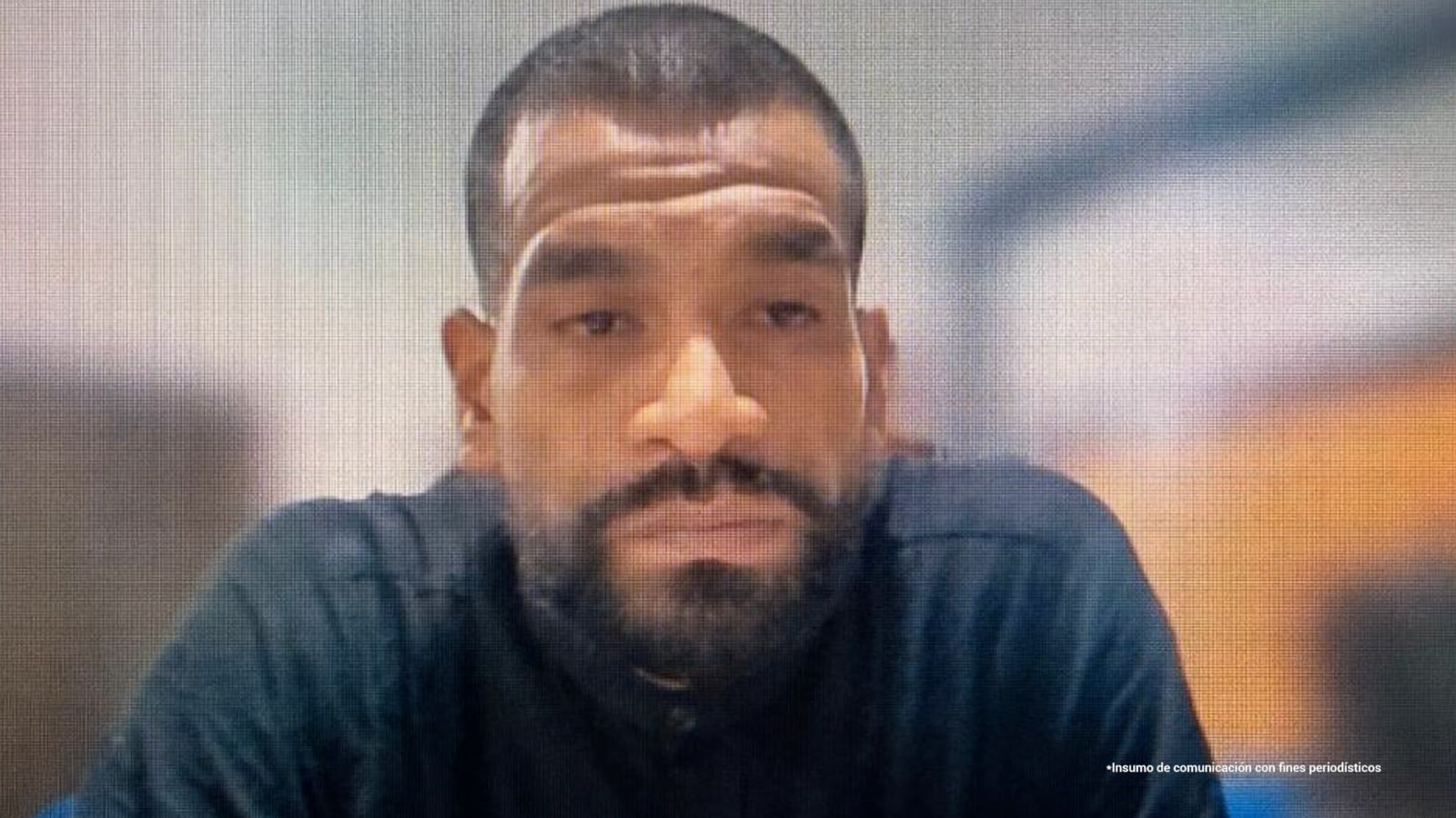 Audiencia del presunto responsable de asesinar con arma blanca a mujer en hotel de Medellín. Foto: Fiscalía General de la Nación