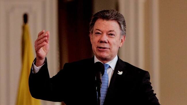 Juan Manuel Santos, presidente de la República. Foto: Colprensa