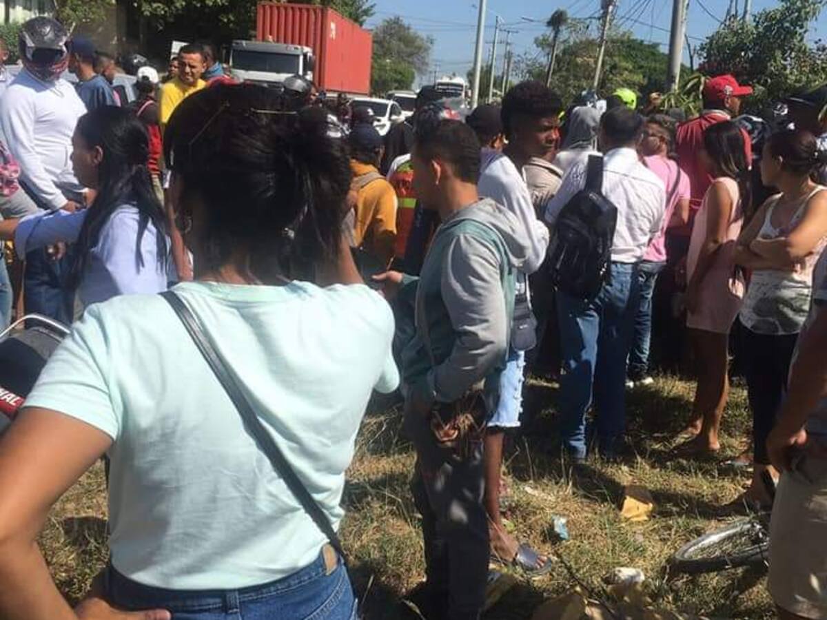 Adolescente perdió la vida en accidente de tránsito en Turbaco, Bolívar