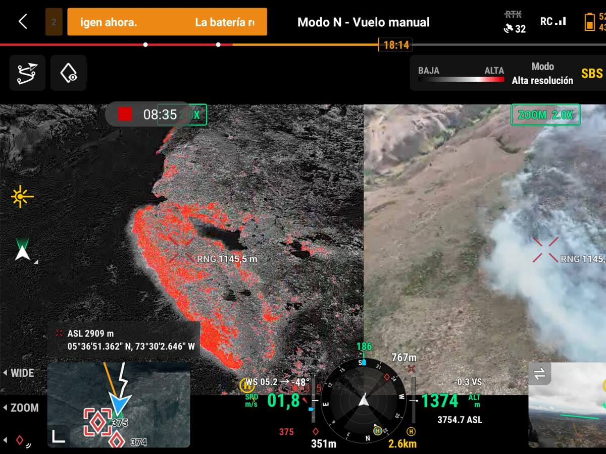 Incendios forestales amenazan áreas protegidas del país: Iguaque registra 1.200 hectáreas afectadas