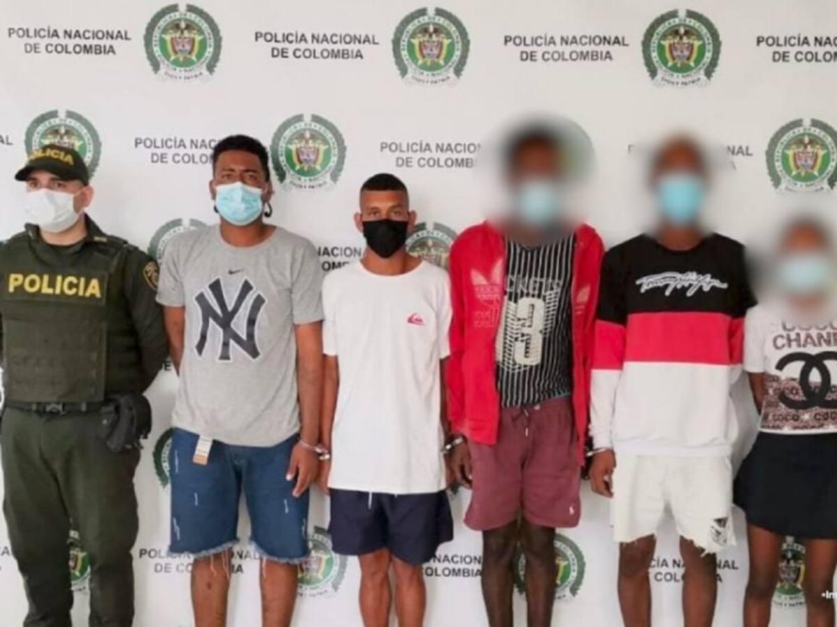 Asegurados presuntos integrantes de ‘Los Pitbull’ por atracos en Cartagena