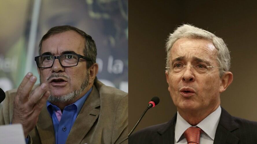 Rodrigo Londoño “Timochenko” le pide a Álvaro Uribe comparecer con él ante la Comisión de la Verdad. Foto: Colprensa