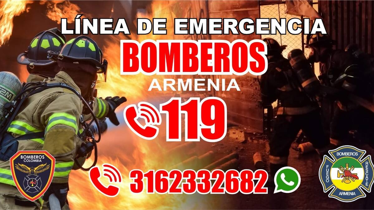 Línea 119 de Bomberos de Armenia vuelve a operar gratis tras crisis por robo de cables