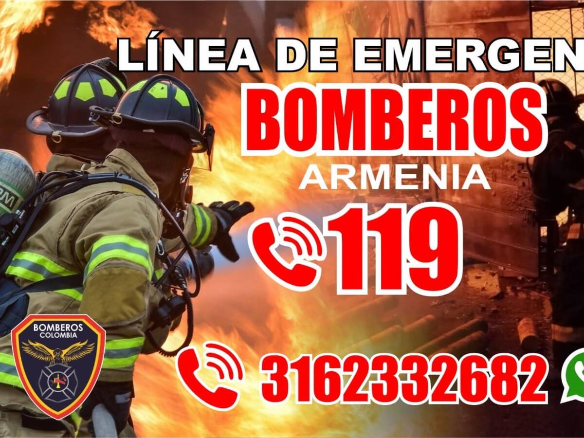 Línea 119 de Bomberos de Armenia vuelve a operar gratis tras crisis por robo de cables