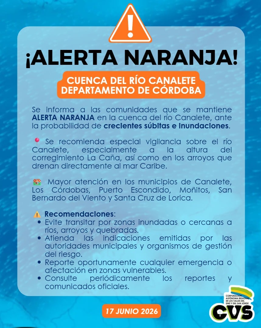 Alerta de la CAR - CVS.
