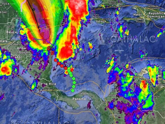 Influencia indirecta de la tormenta tropical “NATE”, afectando oleaje y vientos cerca a Cartagena