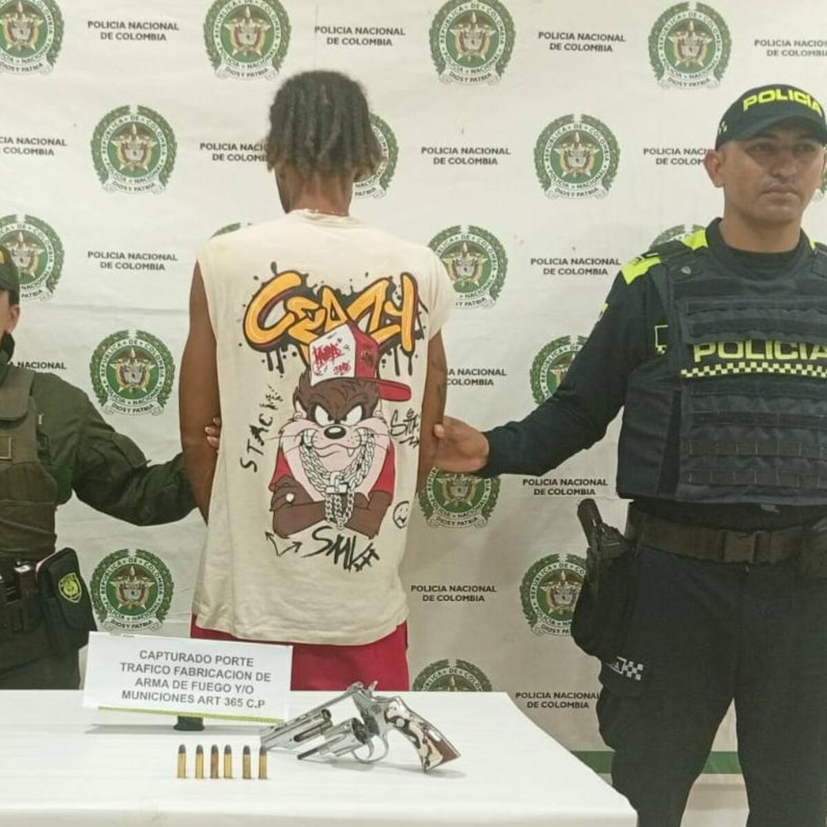 En Arjona, detenido ‘El Chino’ por presunto porte ilegal de armas