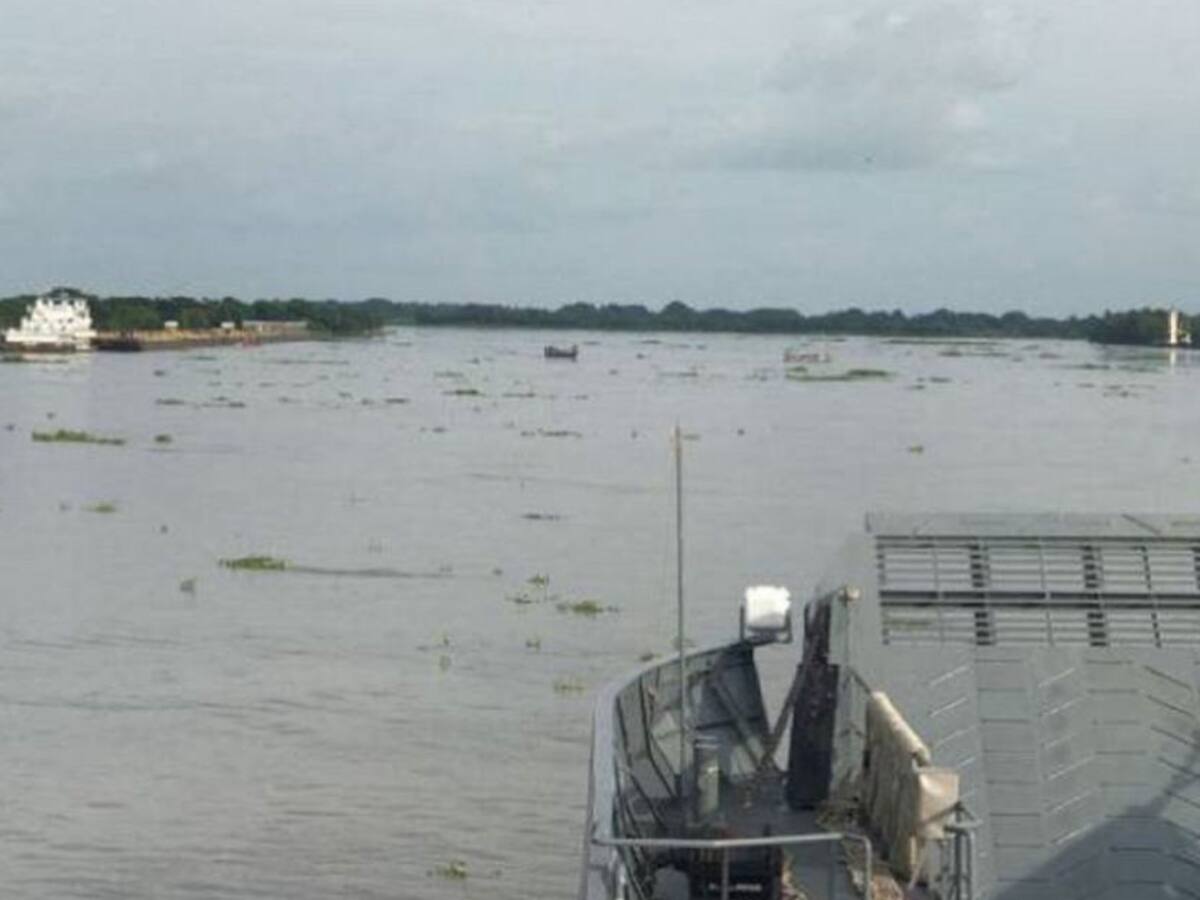 2 desaparecidos tras accidente fluvial en el Río Magdalena, sur de Bolívar