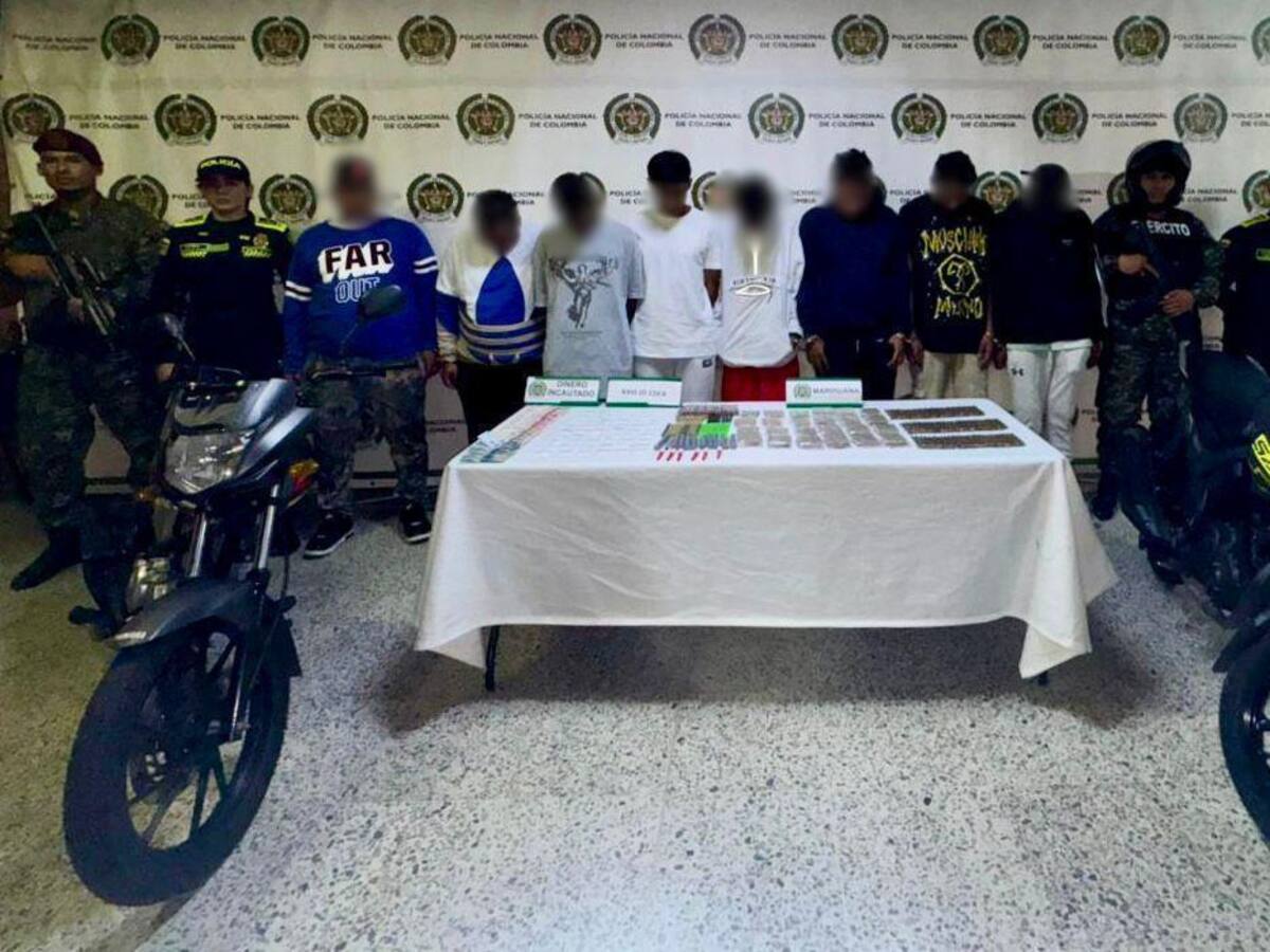 Golpe a banda criminal que utilizaba a menores de edad para delinquir en el noroccidente de Medellín
