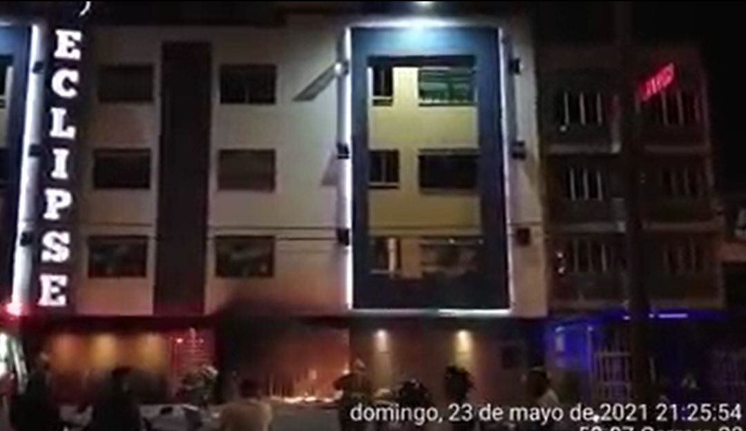 Incendio en Motel