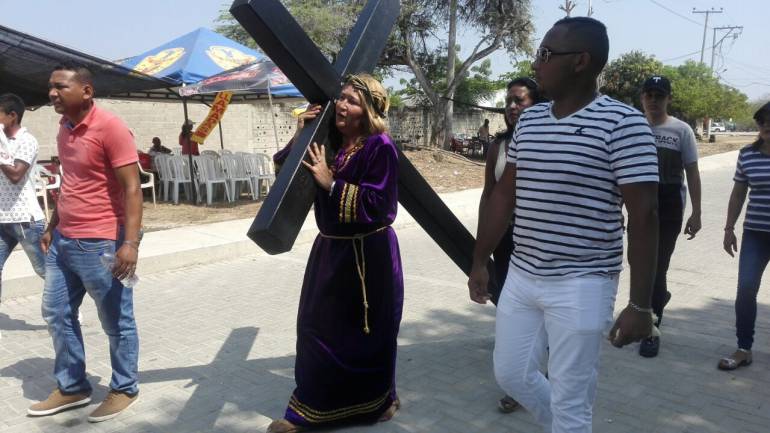 Flagelantes en Santo Tomas.