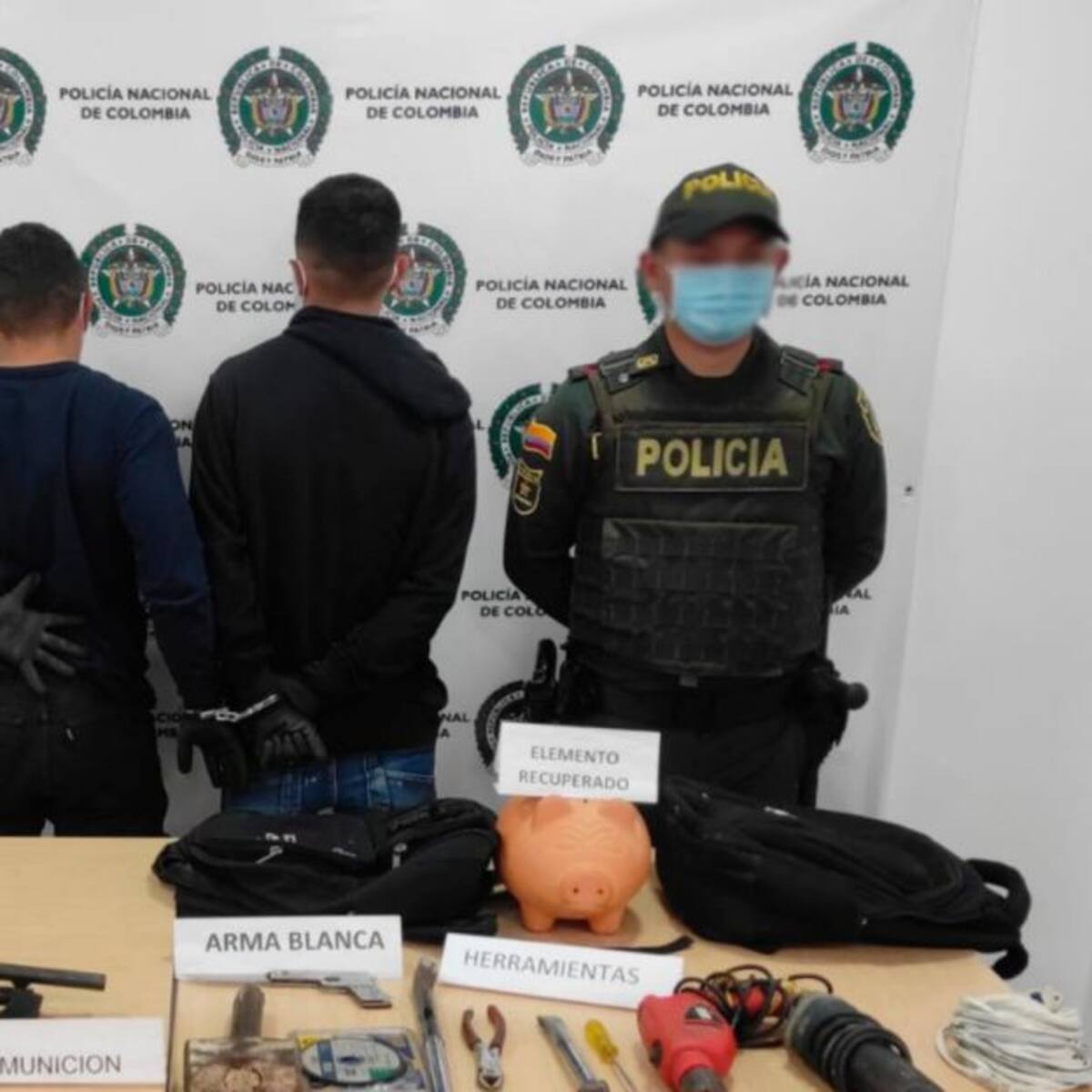 Capturan en Pereira a dos personas cuando hurtaban en un apartamento