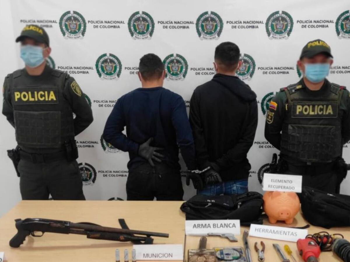 Capturan en Pereira a dos personas cuando hurtaban en un apartamento