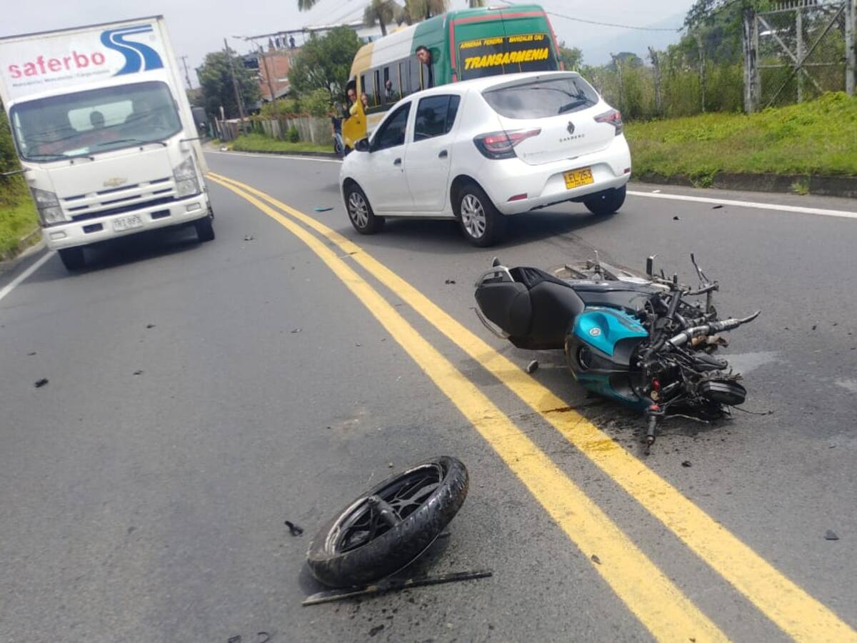 Aumentan las víctimas en accidentes de tránsito en Risaralda