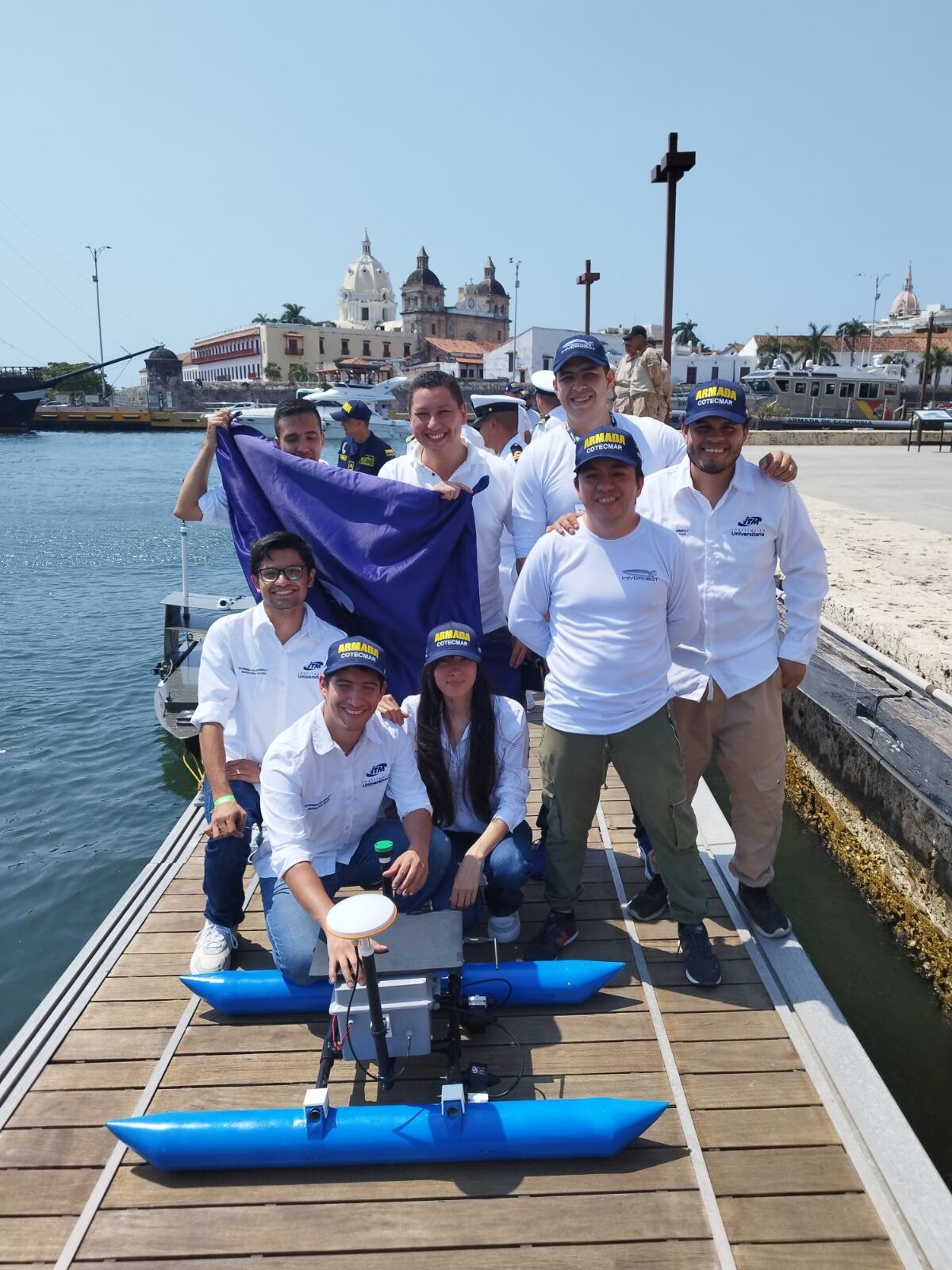 Estudiantes de Instituto Tecnológico Metropolitano en Cartagena. Foto: alcaldía de Medellín.