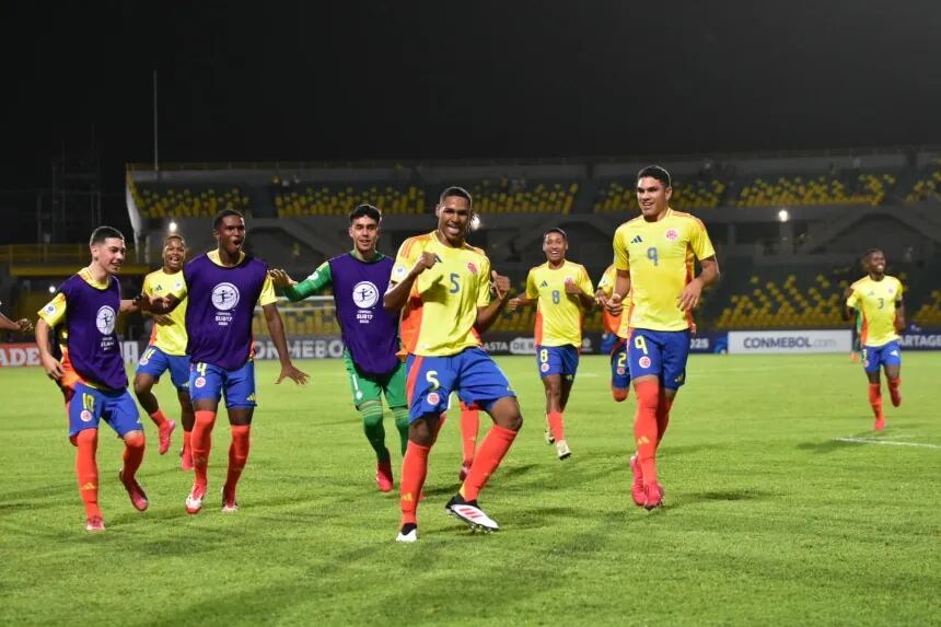 Colombia clasificó en Cartagena al Mundial sub-17 y busca título del Sudamericano