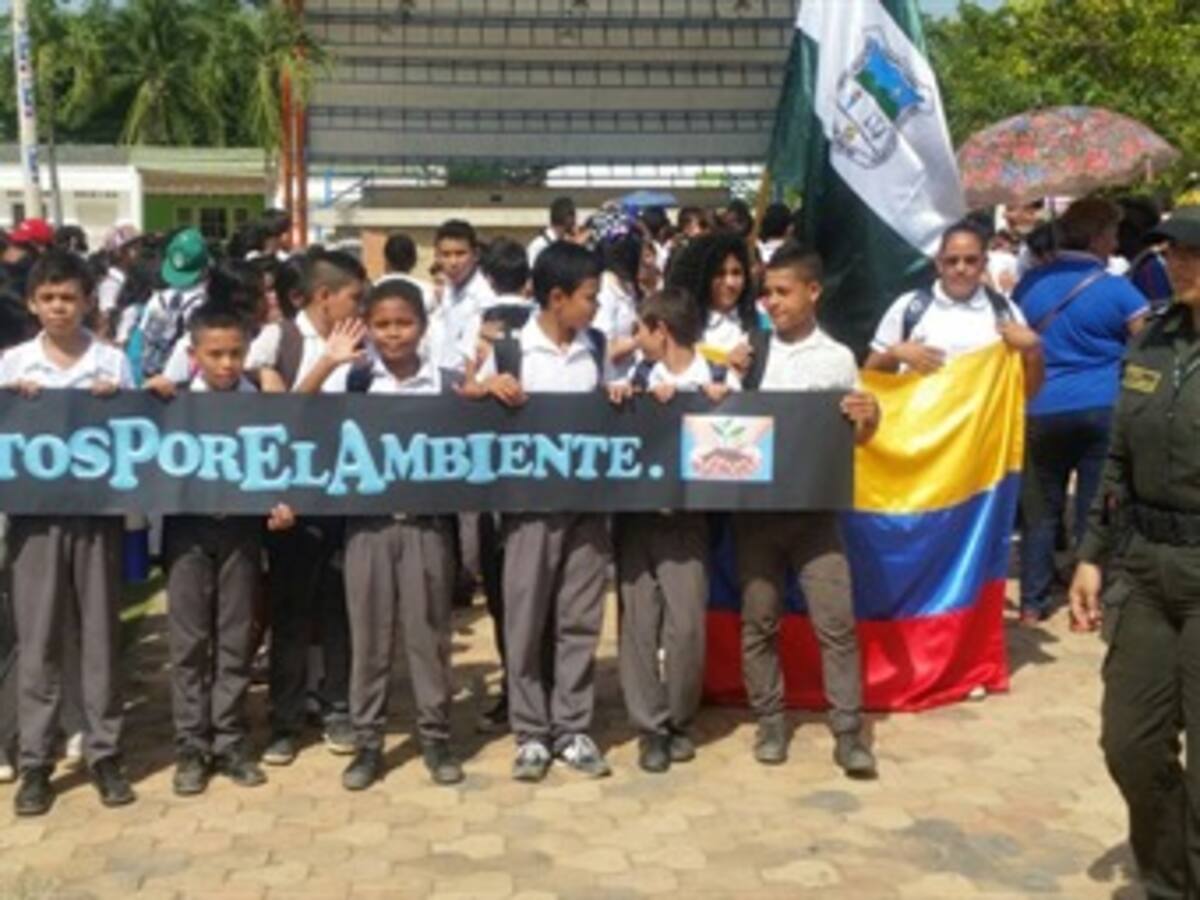 Niños en los Montes de María marcharon en defensa del medio ambiente
